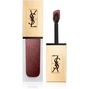 Yves Saint Laurent Tatouage Couture The Metallics metalický tekutý rúž odtieň 105 Magnetic Prune Temper 6 ml