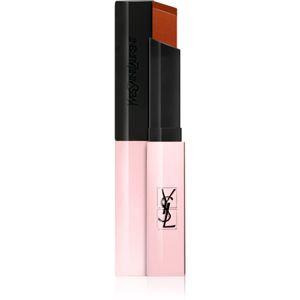 Yves Saint Laurent Rouge Pur Couture The Slim Glow Matte matný hydratačný rúž s leskom odtieň 214 Illicit Orange 2 g