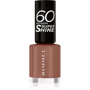 Rimmel 60 Seconds Super Shine lak na nechty odtieň 101 Taupe Throwback 8 ml