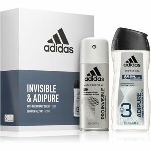 Adidas Invisible & Adipure darčeková sada pre mužov