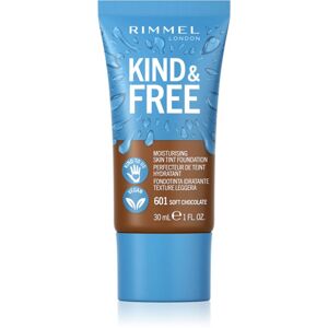 Rimmel Kind & Free ľahký hydratačný make-up odtieň 601 Soft Chocolate 30 ml