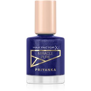 Max Factor x Priyanka Miracle Pure ošetrujúci lak na nechty odtieň 830 Starry Night 12 ml