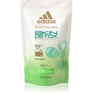 Adidas Skin Detox exfoliačný sprchový gél náhradná náplň 400 ml