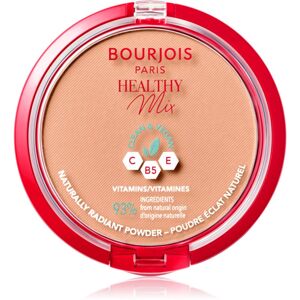 Bourjois Healthy Mix zmatňujúci púder pre žiarivý vzhľad pleti odtieň 06 Honey 10 g