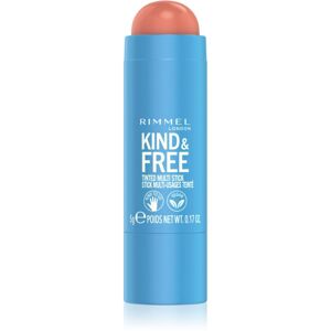 Rimmel Kind & Free multifunkčné líčidlo na oči, pery a tvár odtieň 002 Peachy Cheeks 5 g