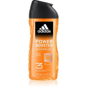 Adidas Power Booster energizujúci sprchový gél 3v1 250 ml