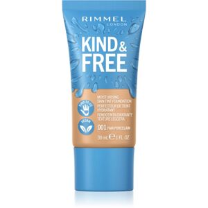 Rimmel Kind & Free ľahký hydratačný make-up odtieň 001 Fair Porcelain 30 ml