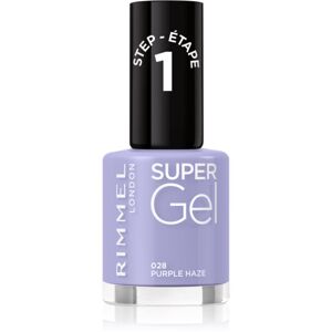 Rimmel Super Gel gélový lak na nechty bez použitia UV/LED lampy odtieň 028 Purple Haze 12 ml