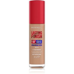 Rimmel Lasting Finish 35H Hydration Boost hydratačný make-up SPF 20 odtieň 201 Classic Beige 30 ml
