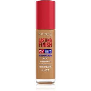 Rimmel Lasting Finish 35H Hydration Boost hydratačný make-up SPF 20 odtieň 403 Golden Caramel 30 ml