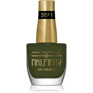 Max Factor Nailfinity Gel Colour gélový lak na nechty bez použitia UV/LED lampy odtieň 595 Green Room 12 ml