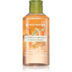 Yves Rocher Peach & Star Anise energizujúci sprchový gél 200 ml