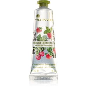 Yves Rocher Raspberry & Mint energizujúci krém na ruky 30 ml