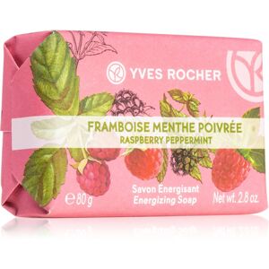 Yves Rocher Raspberry & Mint tuhé mydlo 80 g