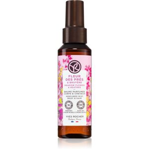 Yves Rocher Bain de Nature parfumovaný sprej na telo a vlasy pre ženy Meadow Flower & Heather 100 ml