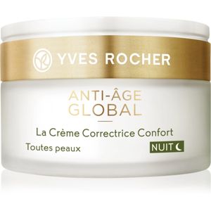 Yves Rocher Anti-Age Global nočná regeneračná starostlivosť proti starnutiu a na spevnenie pleti 50 ml