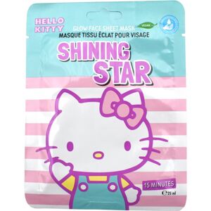 Hello Kitty Face Mask jednorazová plátenková maska na tvár Shining Star 25 ml