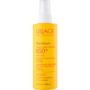 Uriage Bariésun sprej na opaľovanie bez parfumácie SPF 50+ 200 ml