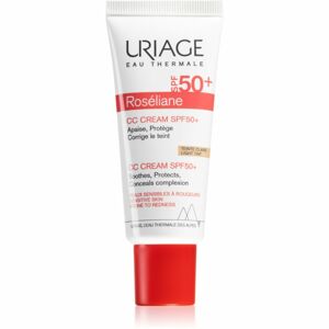 Uriage Roséliane CC Cream SPF 50+ CC krém proti začervenaniu pleti SPF 50+ odtieň Light Tint 40 ml
