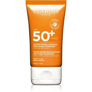 Clarins Sun Care Youth-Protecting Sunscreen opaľovací krém na tvár SPF 50+ 50 ml