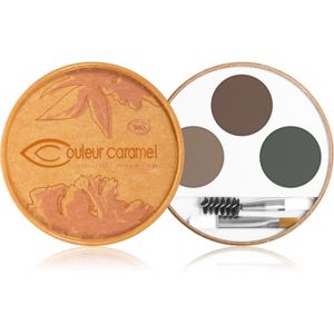 Couleur Caramel Eyebrow Kit paleta pre líčenie obočia odtieň Pro Brunetky 2,4 g