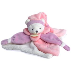 Doudou Gift Set Cuddle Cloth uspávačik Pink Bear 1 ks