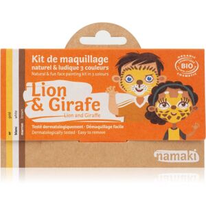 Namaki Color Face Painting Kit Lion & Giraffe make-up sada pre deti 2 ks