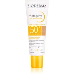 Bioderma Photoderm Aquafluid ochranný tónovaný fluid na tvár SPF 50+ odtieň Golden 40 ml