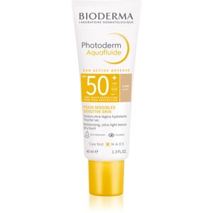 Bioderma Photoderm Aquafluid ochranný krém na tvár SPF 50+ odtieň Claire 40 ml