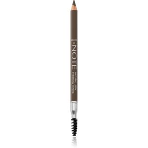 Note Cosmetique Natural Lool Eyebrow Pencil ceruzka na obočie s kefkou 03 Brown 1,08 g