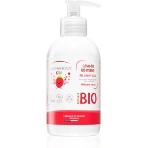 Alphanova Kids Bio tekuté mydlo na ruky pre deti Strawberry 250 ml