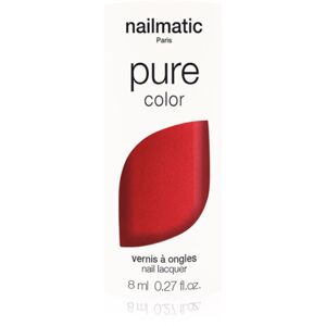 Nailmatic Pure Color lak na nechty AMOUR-Rouge Nacré / Red Shimmer 8 ml