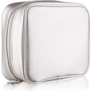 Notino Basic Collection cestovná kozmetická taška dámska Silver (21 × 6,5 × 16,5 cm) L 1 ks