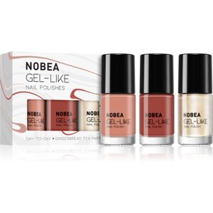 NOBEA Day-to-Day Best of Nude Nails Set sada lakov na nechty Gingerbread Tea Party
