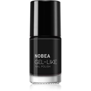 NOBEA Day-to-Day Gel-like Nail Polish lak na nechty s gélovým efektom odtieň Black sapphire #N22 6 ml