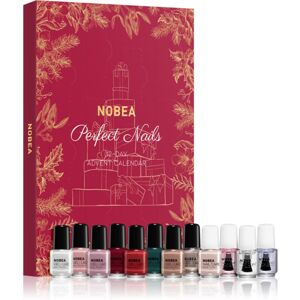 NOBEA Festive Perfect Nails 12-day advent calendar adventný kalendár (na nechty)