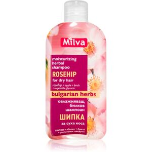 Milva Rosehip hydratačný šampón pre unavené vlasy bez lesku 200 ml