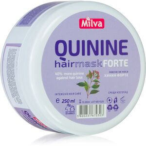 Milva Quinine Forte posilňujúca maska pre slabé vlasy s tendenciou vypadávať 250 ml