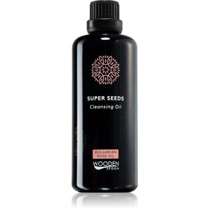 WoodenSpoon Super Seeds čistiaci a odličovací olej pre normálnu až mastnú pleť 100 ml
