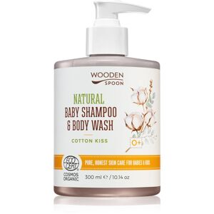 WoodenSpoon Natural šampón a sprchový gél pre deti 2 v 1 300 ml