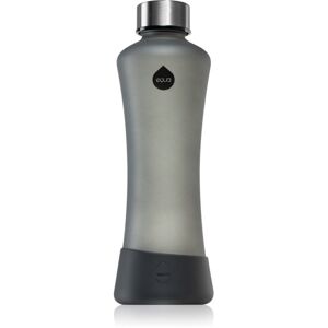Equa Glass sklenená fľaša na vodu s matným efektom farba Pepper 550 ml