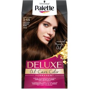 Schwarzkopf Palette Deluxe permanentná farba na vlasy odtieň 3-65 750 Chocolate Brown