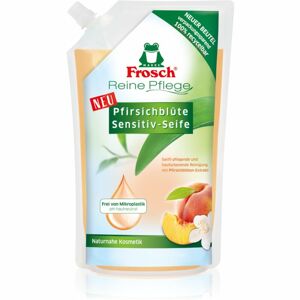 Frosch Sensitiv Seife Peach Blossom tekuté mydlo na ruky náhradná náplň 500 ml