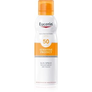 Eucerin Sun Sensitive Protect transparentná hmla na opaľovanie SPF 50 200 ml