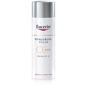 Eucerin Hyaluron-Filler CC krém proti hlbokým vráskam SPF 15 odtieň Light/Natural 50 ml
