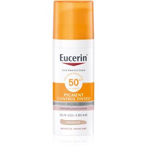 Eucerin Sun Pigment Control Tinted ochranná emulzia proti hyperpigmentácii pleti SPF 50+ odtieň Medium 50 ml