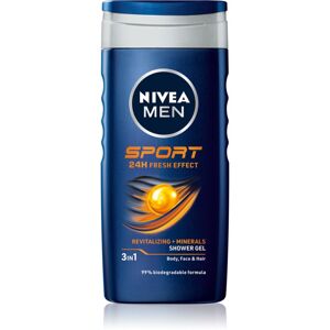 Nivea Men Sport sprchový gél na tvár, telo a vlasy 250 ml