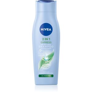 Nivea 2in1 Care Express Protect & Moisture šampón a kondicionér 2 v1 pre všetky typy vlasov 250 ml