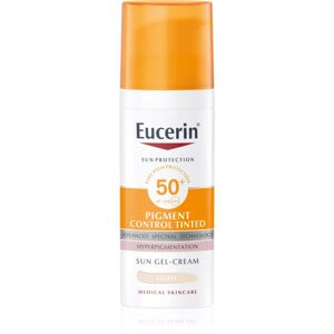 Eucerin Sun Pigment Control Tinted ochranná emulzia proti hyperpigmentácii pleti SPF 50+ odtieň Light 50 ml