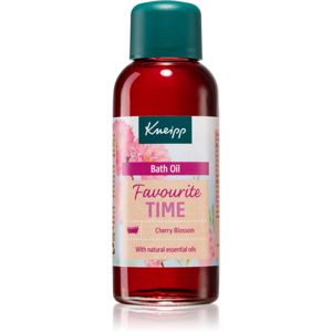 Kneipp Favourite Time Cherry Blossom ošetrujúci olej do kúpeľa 100 ml